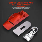 Mini Hand Planer 3-1/2 inch Red Adjustable, used for Wood Craft Processing, Carving and Trimming Projects, Carpenter DIY Model Making (Hand Planer Zenhausern Trade