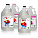 ArtResin - Epoxy Resin - Clear - Non-Toxic - 4 gal (2 gal Resin + 2 gal Hardener) (15.14L) ArtResin