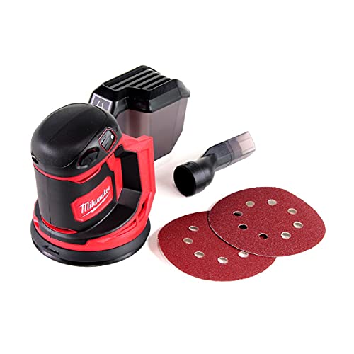 Milwaukee Power Tools - M18 BOS125-0 Random Orbital Sander 18V Bare Unit - WoodArtSupply