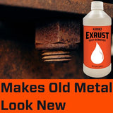 KROIL Kano Exrust Industrial Strength Rust Remover (Liquid-1 Gallon Bottle-Single) | Penetrating Rust Removal for Steel, Stainless Steel, Wrought KROIL