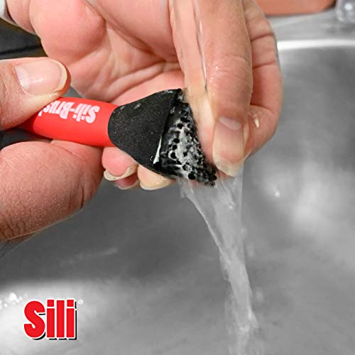 Sili-Brush - Silicone Glue Brush (1" Tip) Glue Dries And Peels Off. Ideal For Wodworking, Arts, Crafts, Around The Home and Hobbyists. Tips Made From - WoodArtSupply