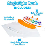 Crayola Color Wonder Magic Light Brush, Mess Free Painting, Gift for Kids, 3, 4, 5, 6 Crayola