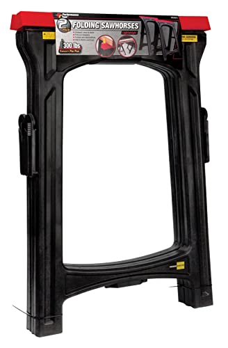 Performance Tool W54011 Saw Horse Set, 2-Piece (150 lb capacity, 300 lbs Total) Performance Tool