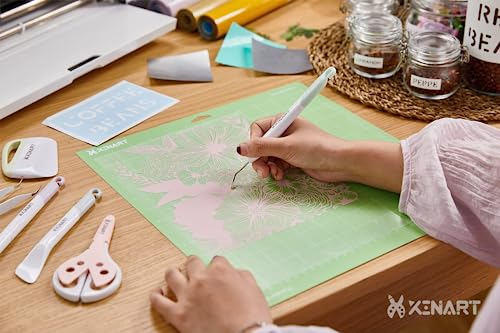 Xinart Cutting Mats for Cricut Maker 3/Explore 3/Maker/Air 2,12x12 inch 3 Mats Standard Sticky Grip Green Replacement Cut Mat for Cricut XINART