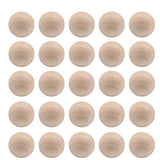 Milisten 200Pcs DIY Wooden Balls 14MM Unfinished Wooden Beads Jewelry Making Accessories Without Hole for DIY Milisten
