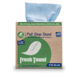 Fresh Towel Pop Up Box of Medium Duty Cleaning Cloths - Disposable Blue Shop Towels, (1 Pop Up Box of 160 Sheets) - 9 x 16.5 inches Cloth Size Fresh Towel, Inc.