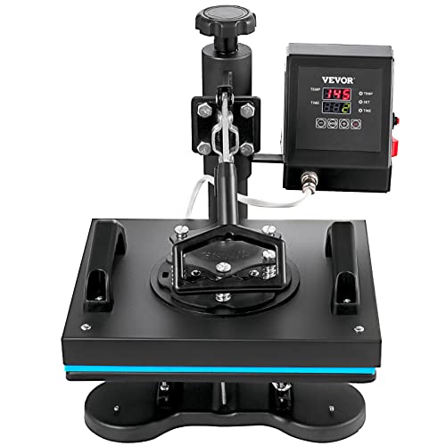 VEVOR Heat Press, Clamshell 12x10in Sublimation Transfer Printer, Digital Precise LCD Control Printing, Vinyl Heat Press for T-Shirts Bags Garments VEVOR