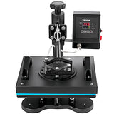 VEVOR Heat Press, Clamshell 12x10in Sublimation Transfer Printer, Digital Precise LCD Control Printing, Vinyl Heat Press for T-Shirts Bags Garments VEVOR