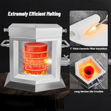 Lyrufexon Ceramic Fiber Insulation, 24"x15.7"x1" Thick, 2600F Fireproof Insulation Blanket for Wood Stove Baffle, Fireplace, Pellet Stove, Chimney, Lyrufexon