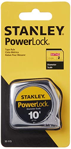 STANLEY PowerLock Tape Measure, 10-Foot (33-115) - WoodArtSupply