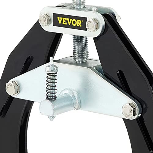 VEVOR Pipe Clamp, 2 to 6 in, High Strength Ultra Clamp with Quick Acting Screws, Steel Pipe Alignment Tool with Lightweight Design, Black VEVOR