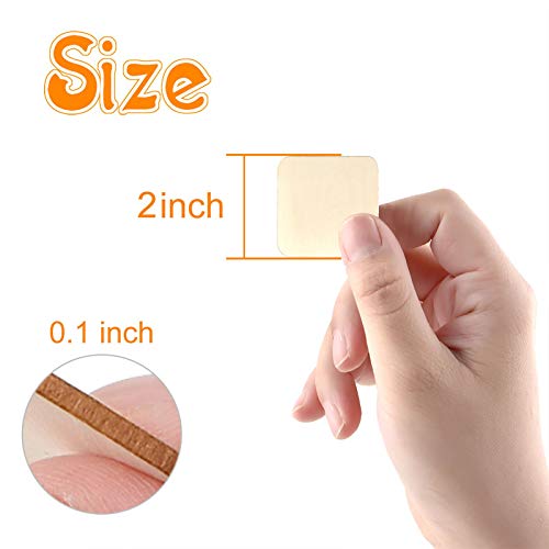 120 Pieces 2 Inch Unfinished Wooden Square Blank Natural Wood Slices Wooden Cutout Tiles for DIY Crafts Home Decoration Painting Staining - WoodArtSupply