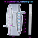 LET'S RESIN Resin Dice Box Mold for DND Dices, Silicone Box Molds for Polyhedral Dices Set, Resin Casting Molds for Dice Case Making, DIY Gift for LET'S RESIN