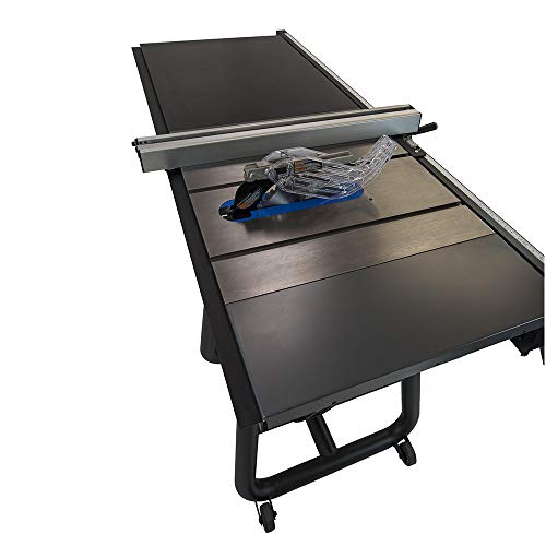 Delta 36-5052T2 Contractor Table Saw with 52" Rip Capacity and Steel Extension Wings Delta