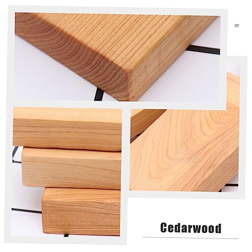 COHEALI 4pcs Carved Wood Block Toy Unfinished Wood Cubes Wood Whittling Kit Basswood Carving Blocks Unfinished Wood Blocks Kid Blocks Kid Craft Small COHEALI