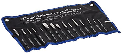 Astro Pneumatic Tool 1600 16-Piece Punch and Chisel Set - WoodArtSupply