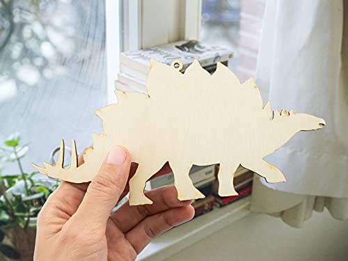 Summer-Ray 20 Wooden Dinosaur Laser Cutout DIY Craft Party Decoration Art Embellishment Room Decoration Summer-Ray.com