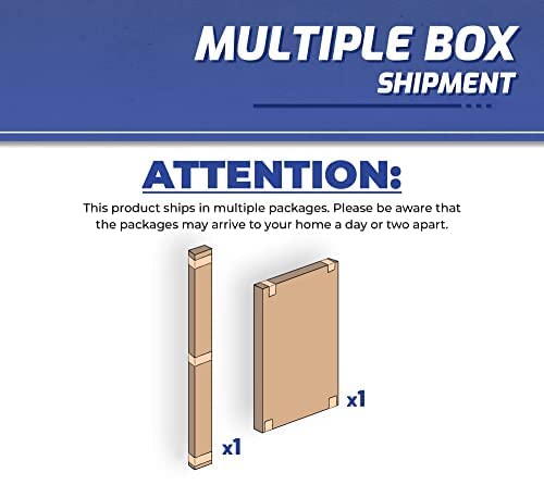 SafeRacks 4x8 Overhead Garage Storage Rack Heavy Duty - White (18"-33") - Holds 600 lb SafeRacks