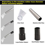 YSJWAER Carpet Vac Extractor Attachment-Tool - Cleaning Vacuum Clear Upholstery Car Detailing Turn Shop Vac into an Extractor YSJWAER