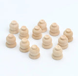 AirAds Dollhouse 1:12 Miniature Furniture Legs Bookcase Hutch Legs Unfinished Wood (Set 4pcs) Air-Ads Supplies