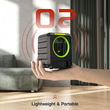 Huepar Laser Level, Self-Leveling Laser Level with Red Beam Cross Line Laser-Vertical and Horizontal Line, 66ft Alignment Laser Tool for Picture Huepar