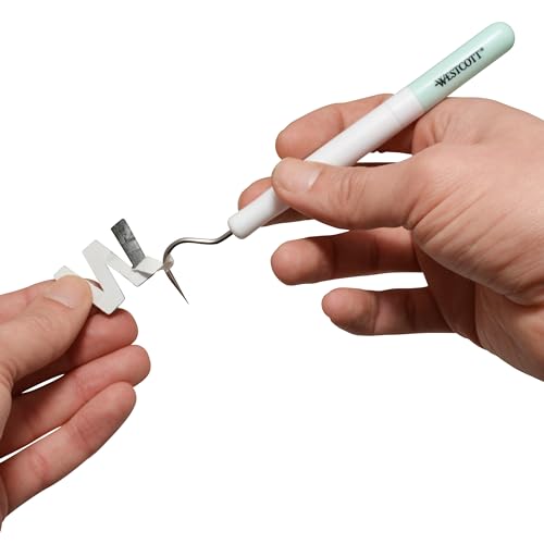 Westcott Precise Weeder Tool for Crafting, Die Cutting Accessory for Vinyl, Paper and Iron-on Projects (17859), 1-Piece, Multicolor Westcott