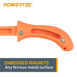 POWERTEC 71029 Magnetic Push Stick for Table Saw, Router Table, Jointer Applications, 11.5 Inch Ergonomic Design w/Embedded Magnets in Handle POWERTEC