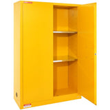 VEVOR Safety 45 Gal, Cold-Rolled Steel Flammable Liquid Storage Cabinet, 42.9 x 18.1 x 65.2 in Explosion Proof with 2 Adjustable Shelves 2 Manual VEVOR