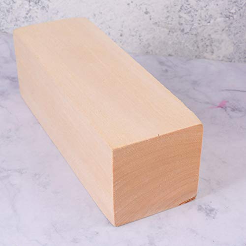 Artibetter Wood Carving Block Rectangular Wood Block Unfinished Wood Piece for DIY Crafts ARTIBETTER