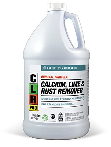 CLR PRO Calcium, Lime and Rust Remover, 1 Gallon Bottle - WoodArtSupply