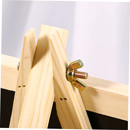 COHEALI Table Picture Frame Unfinished Wood Braces Kit White Picture Frames Wood Picture Holder Frame Diy Picture Frames Mini Photo Easel Collage Kit COHEALI