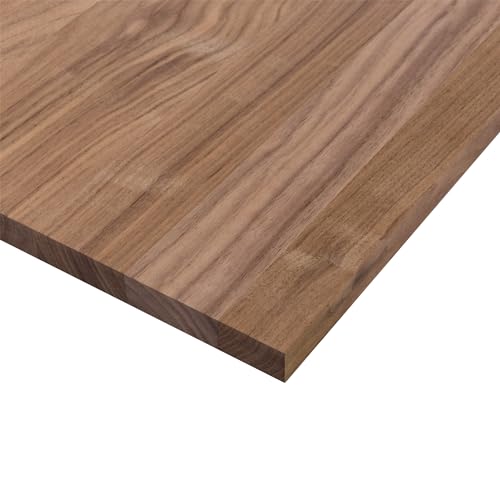 Walnut Hollow Heavy-Duty, Project Ready, Edge-glued Board, Walnut, 12" x 24" x 3/4", (Pack of 1) for Your Small Business, Home DIY, Decor, or Craft - WoodArtSupply