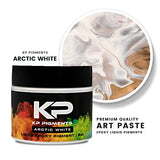KP Pigments Epoxy Pigment, Epoxy Resin Tint with Spoon for Arts and Crafts, Jewelry, and Cups (Arctic White) KP Pigments