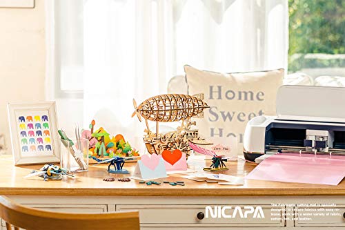 Nicapa Fabric Grip Cutting Mat for Cricut Maker 3/Maker/Explore 3/Air 2/Air/One (12x12 inch,3 Pack) Fabric Adhesive Sticky Pink Quilting Replacement NICAPA