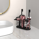 YIGII Hair Tool Organizer - Dryer Holder/Blow Holder Cabinet Door, Bathroom Care & Styling Tools Storage Basket for Dryer, Flat Irons, Curling YIGII