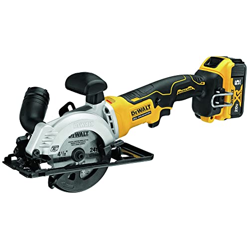 DEWALT ATOMIC 20V MAX* Circular Saw Kit, 4-1/2-Inch (DCS571P1) - WoodArtSupply