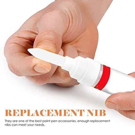 Paint Pen Nibs 20pcs Marker Pen Tips 0.7mm Replacement Pen Nibs for Paint Markers Painting Pens 0.7mm Pen Nibs Tofficu