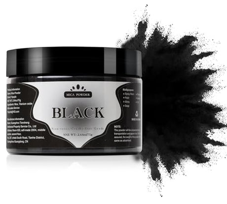 Yipoyilo Mica Powder - 75g Mica Powder for Epoxy Resin - Metallic Color Pigment for Resin, Soap, Bath Bombs, Eye Shadow, Nails, DIY Crafting Projects Yipoyilo