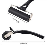 Falling in Art Rubber Roller Brayer for Crafting - Ink Roller Tool for Printmaking, Glue, Block, Wallpaper, Vinyl, Stamping, 4 5/7 Inches Falling in Art