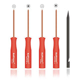 BatPower 5pcs MacBook Repair Tool Kit Precision P5 Pentalobe Screwdriver T5 Torx Tri Wing Phillips Screwdriver with S2 Steel for MacBook Pro Air with BatPower