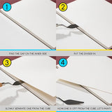 MEEDEN 15×10.2" Cotton Watercolor Paper Textured Surface Watercolor Pad, Cold Press, 140lb/300gsm, 20 Sheets for Painting & Drawing, Wet, Mixed Media MEEDEN