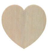 Creative Hobbies® Unfinished Wood Heart Cutout Shapes, Ready to Paint or Decorate, 3.5 Inch Wide | 12 Pack Creative Hobbies