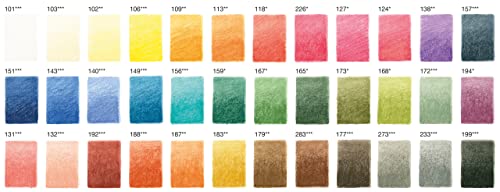 Faber-Castel Pitt Pastell Coloured Pencils in Metal Case, 36 Count (Pack of 1), Assorted Faber-Castell