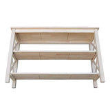 International Concepts Hampton Console or Sofa Table Unfinished IC International Concepts