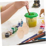 SEWACC 10pcs DIY Puppet Miniature Dolls Childrens Toys Miniature Toys DIY Dolls Pegs Wooden Peg Dolls Wood Peg Doll Bodies Unfinished Wood Toys SEWACC