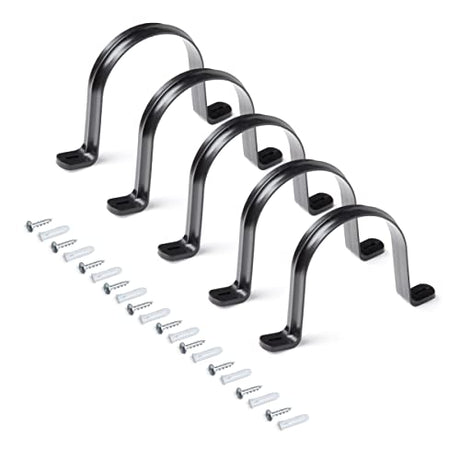 POWERTEC 70343 Hangers for 4" Dust Collection Hose and Pipe, 5 PK POWERTEC