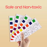 5 Pack Pocket Watercolor Painting Book Set, Watercolor Paint Book, Travel Pocket Watercolor Kit, Pocket Hand Book Stocking Goodie Bag Stuffer Gifts VERENIX