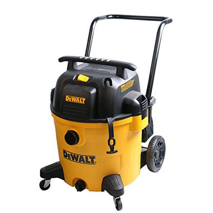 DeWALT 14 Gallon Poly Wet/Dry Vacuum, 6 Horse Power 120V for Jobsite /Industry, Yellow ,DXV14P - WoodArtSupply