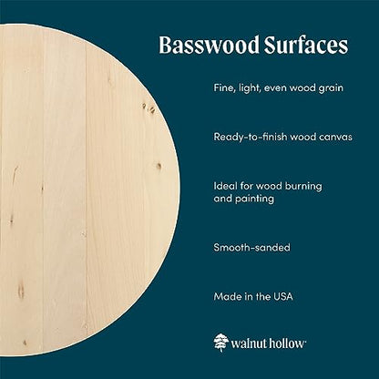 Walnut Hollow Basswood Rectangle Panel