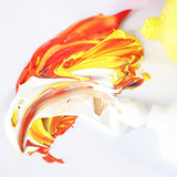 PENTRISTA Acrylic Paints 6 Large Tubes Virbrant Colors 75ml/2.54 oz Non-Toxic Art Supplies for Canvas, Wood, Ceramic, Fabric and Nail Art, PENTRISTA